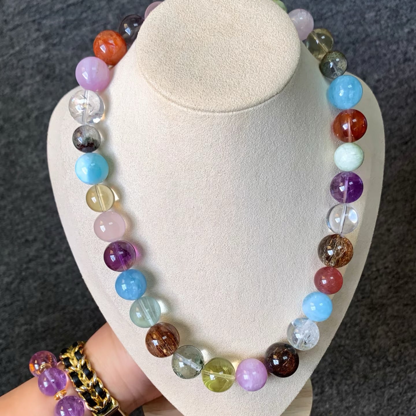 【NATURAL CRYSTAL BEADS】OPEN IN LIVE ROOM, FREE SHIPPING WORLDWIDE